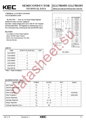 KIA278R05PI datasheet u0441u043au0430u0447u0430u0442u044c u0434u0430u0442u0430u0448u0438u0442.