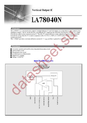 la78040n datasheet