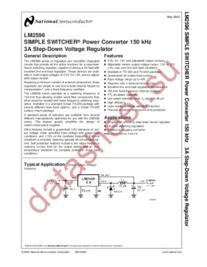 Lm2596s datasheet na russkom