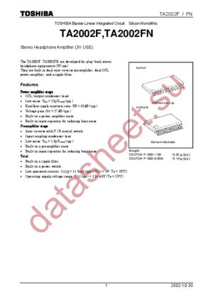 TA2003P datasheet u0441u043au0430u0447u0430u0442u044c u0434u0430u0442u0430u0448u0438u0442.