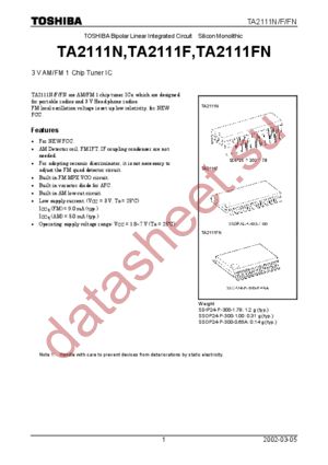 ta2111n схема включения