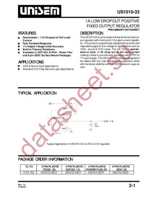 US1010-33 datasheet  