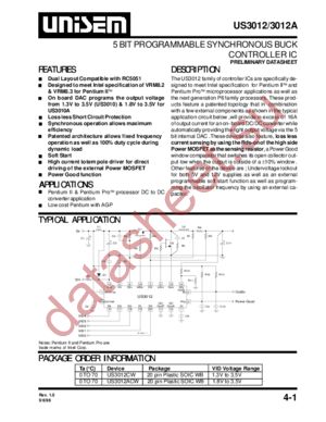 US3012 datasheet  