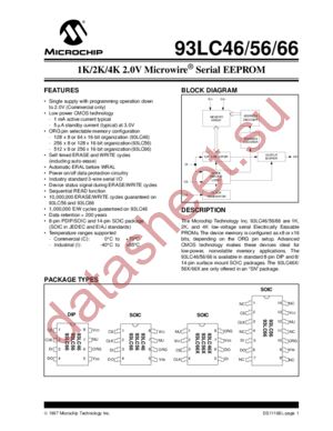 93LC56-IP datasheet  