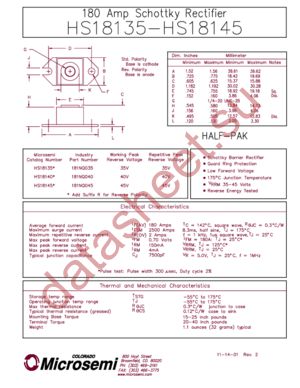 HS18135 datasheet  