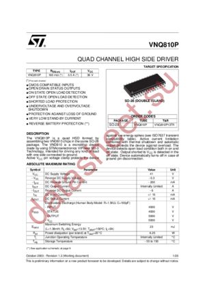 VNQ810PTR-E datasheet  