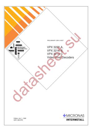 VPX3220A datasheet  