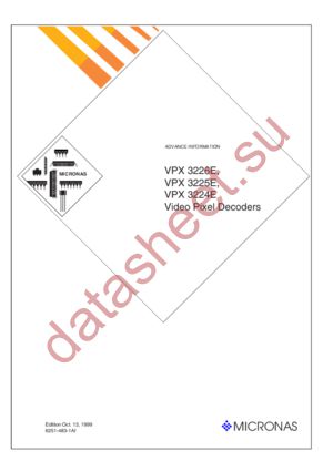 VPX3225E datasheet  