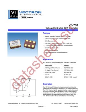 VS-700-LFF-GNN datasheet  