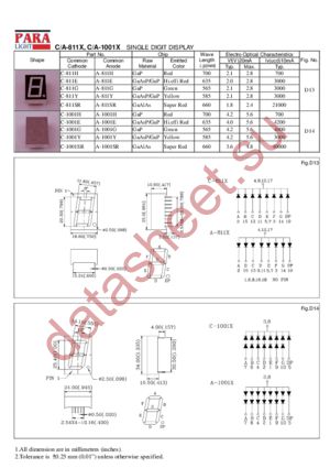 C-1001Y datasheet  