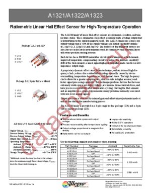 A1321EUA datasheet  