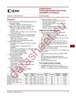 XC3100A datasheet  