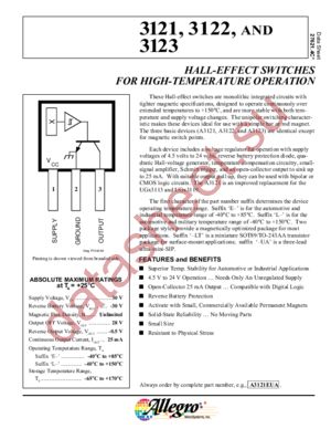 A3121 datasheet  