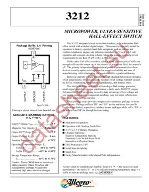 A3212 datasheet  