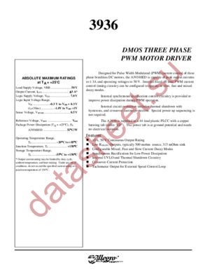 A3936SED datasheet  