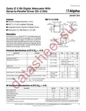 AA107-310 datasheet  