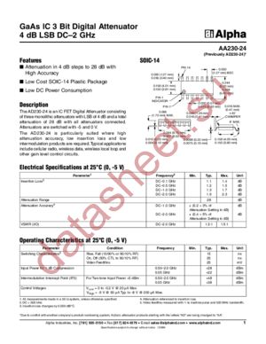 AA230-24 datasheet  