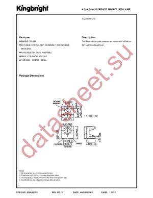 AA4040 datasheet  