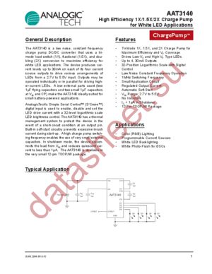 AAT3140 datasheet  