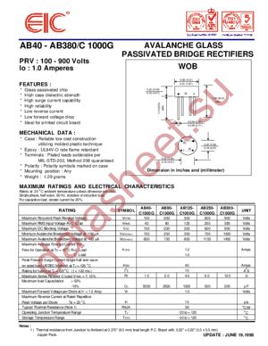 AB40-C1000G datasheet  