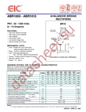 ABR1010 datasheet  