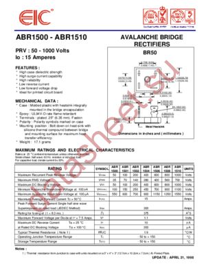 ABR1506 datasheet  