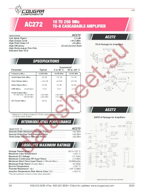 AC272 datasheet  