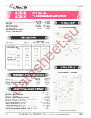 AC519 datasheet  