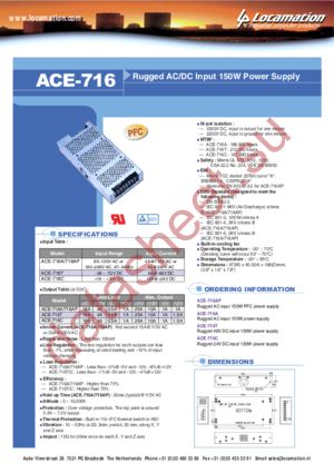 ACE-716 datasheet  