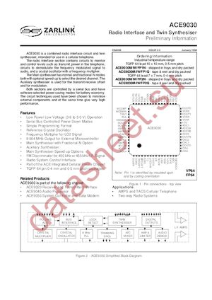 ACE9030 datasheet  