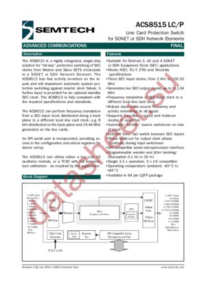 ACS8515 datasheet  