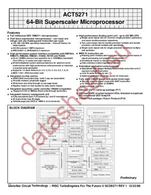 ACT5271 datasheet  