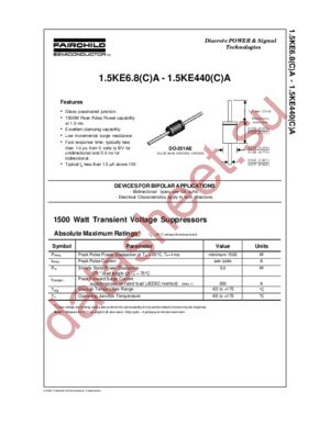 1.5KE68(C)A datasheet  