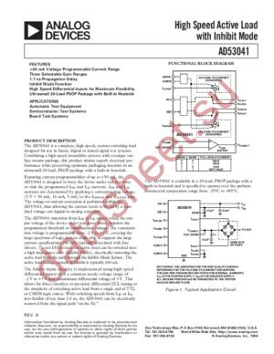 AD53041KRP datasheet  