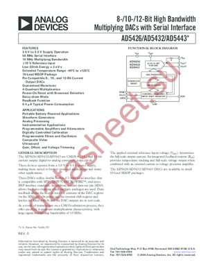 AD5426YRM-REEL7 datasheet  