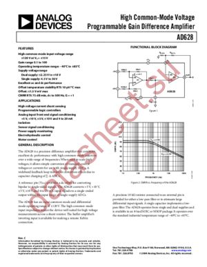 AD628AR-REEL datasheet  