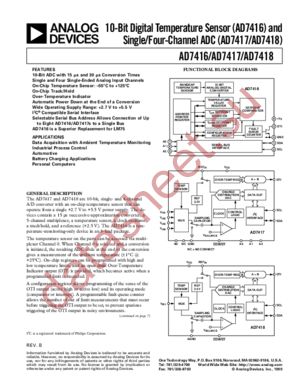 AD7417ARU datasheet  