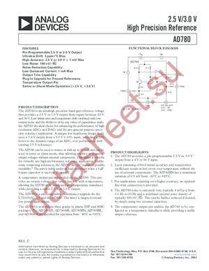 AD780 datasheet  