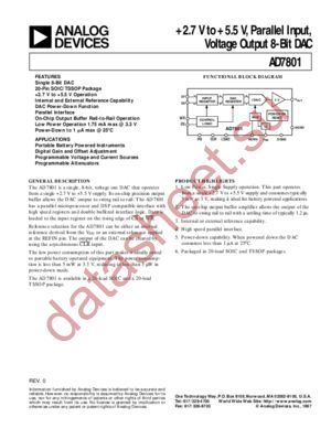 AD7801 datasheet  