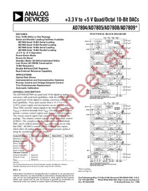 AD7809 datasheet  