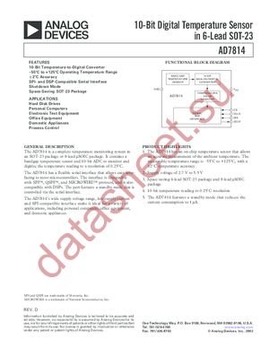 AD7814 datasheet  