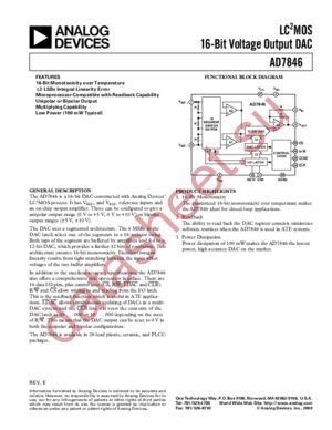 AD7846 datasheet  