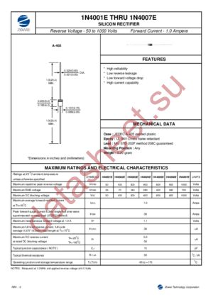 1N4001E datasheet  