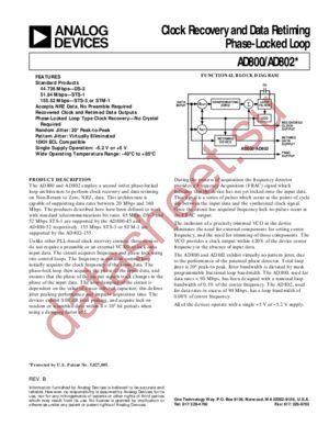 AD802-155KR datasheet  