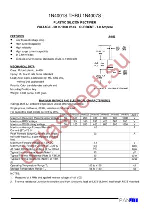 1N4003S datasheet  