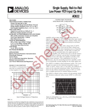 AD822BR datasheet  