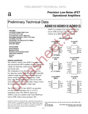 AD8512 datasheet  