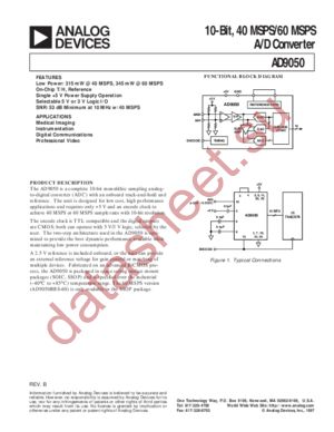 AD9050BR datasheet  