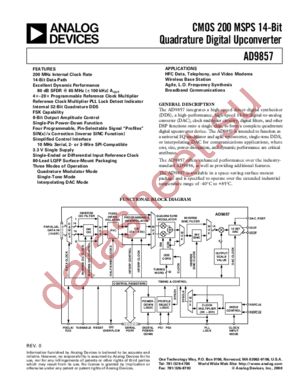 AD9857AST datasheet  