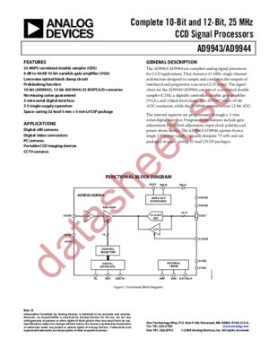 AD9944KCPRL datasheet  